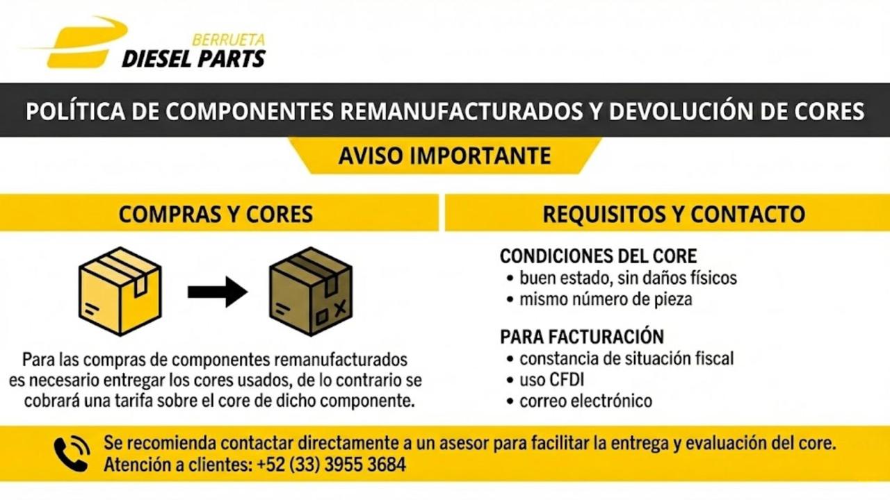 BOMBA DE ALTA PRESION DE ACEITE RECONSTRUIDA 6.0L DT600032X